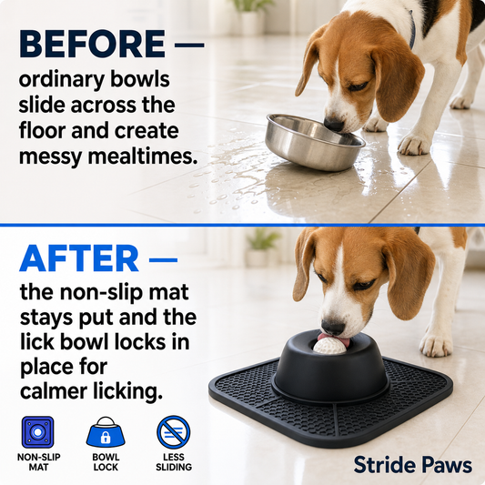Spill-Proof Lick Bowl