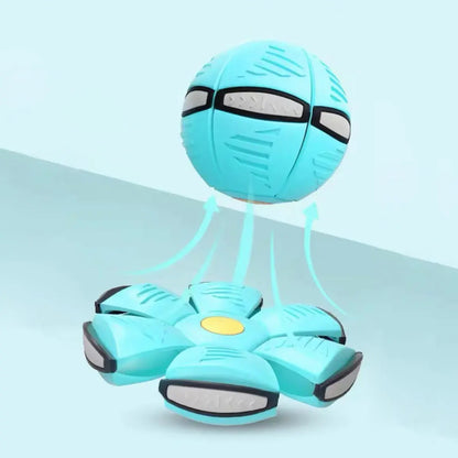 Magic Flying Saucer Bouncy Ball Viral Flying Magic Ball Interactive Dog Toy, Automatic Self-Play Pet Toy for Indoor Dogs,Boredom Relief & Active Exercise, Explosion-Proof Smooth- Play