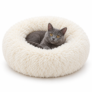 Calming Donut Bed for Dogs and Cats