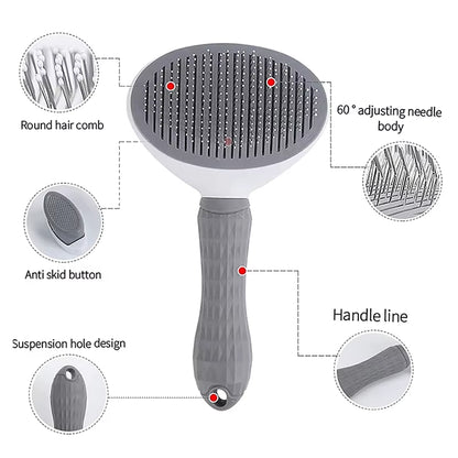 Hot-Selling Pet Cat Dog Comb Effective to Remove Floating Hair Comb Pet Dog Hair Cleaning Pet Supplies