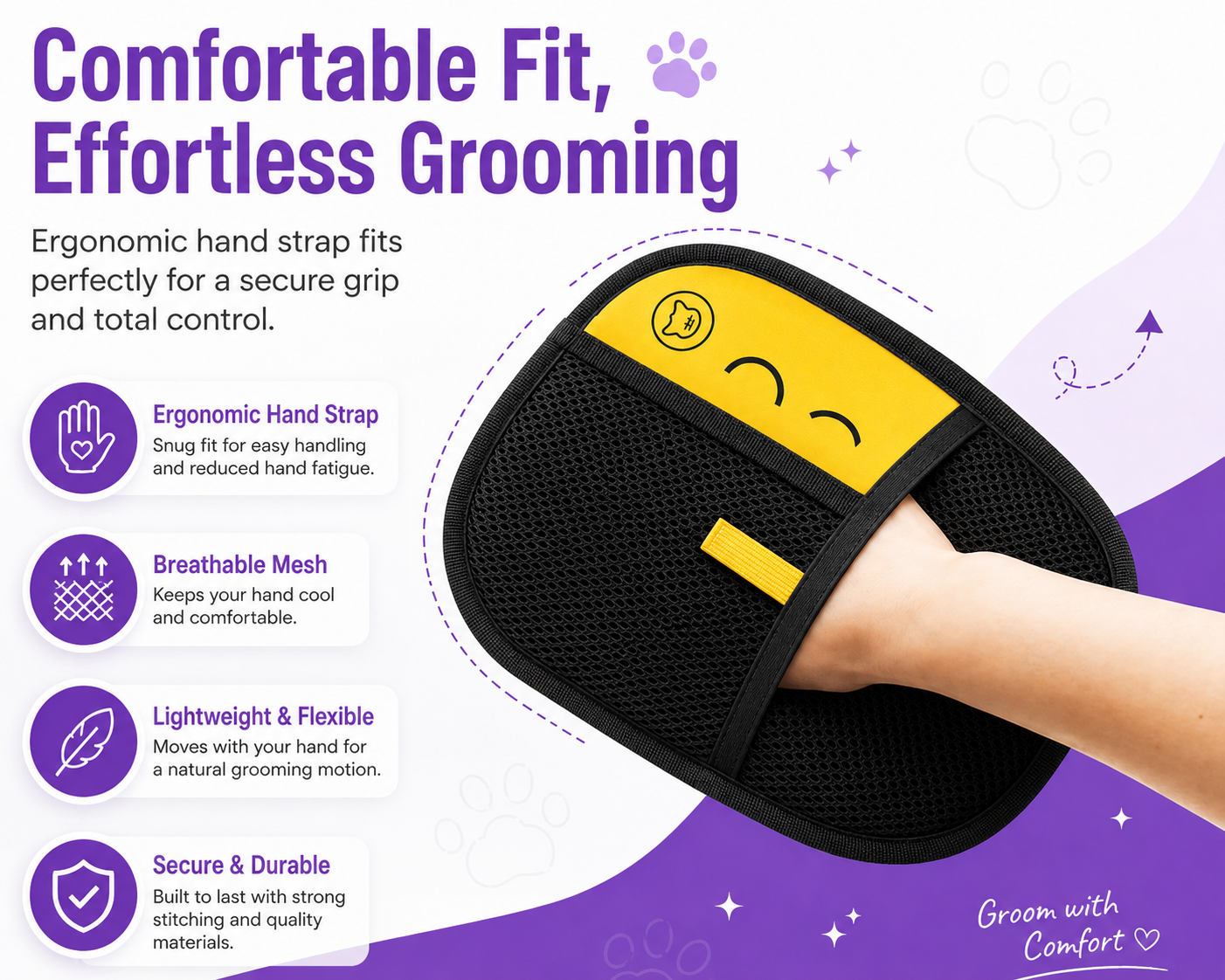 Pet Grooming Glove - Buy 1 Get 1 Free