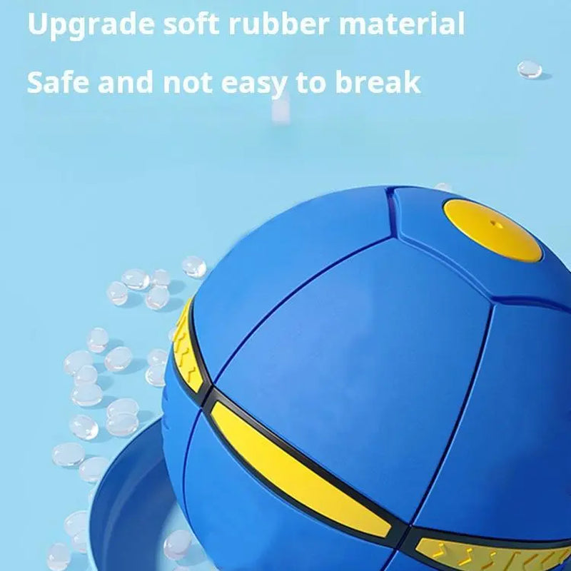 Magic Flying Saucer Bouncy Ball Viral Flying Magic Ball Interactive Dog Toy, Automatic Self-Play Pet Toy for Indoor Dogs,Boredom Relief & Active Exercise, Explosion-Proof Smooth- Play