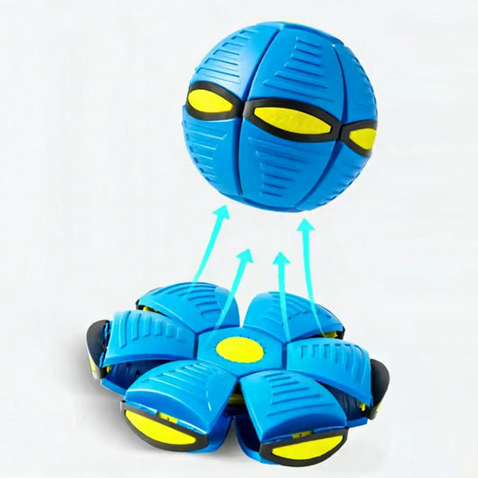 Magic Flying Saucer Bouncy Ball Viral Flying Magic Ball Interactive Dog Toy, Automatic Self-Play Pet Toy for Indoor Dogs,Boredom Relief & Active Exercise, Explosion-Proof Smooth- Play