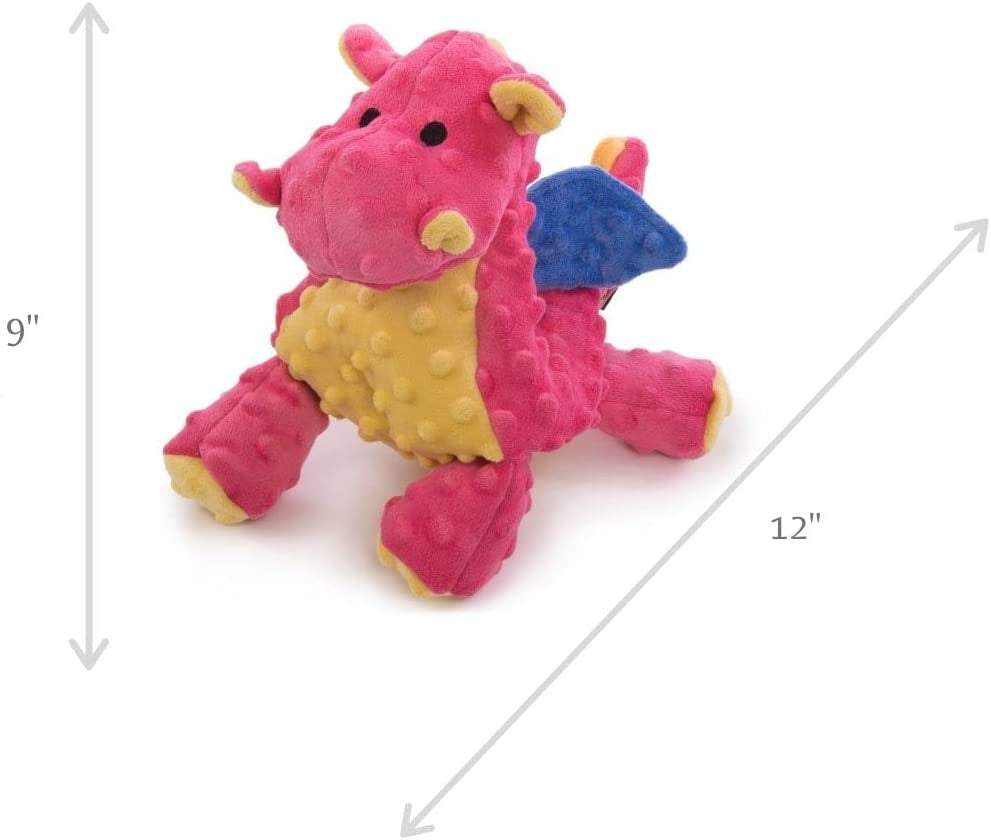 Bubble Plush Dragons Squeaky Pet Toy