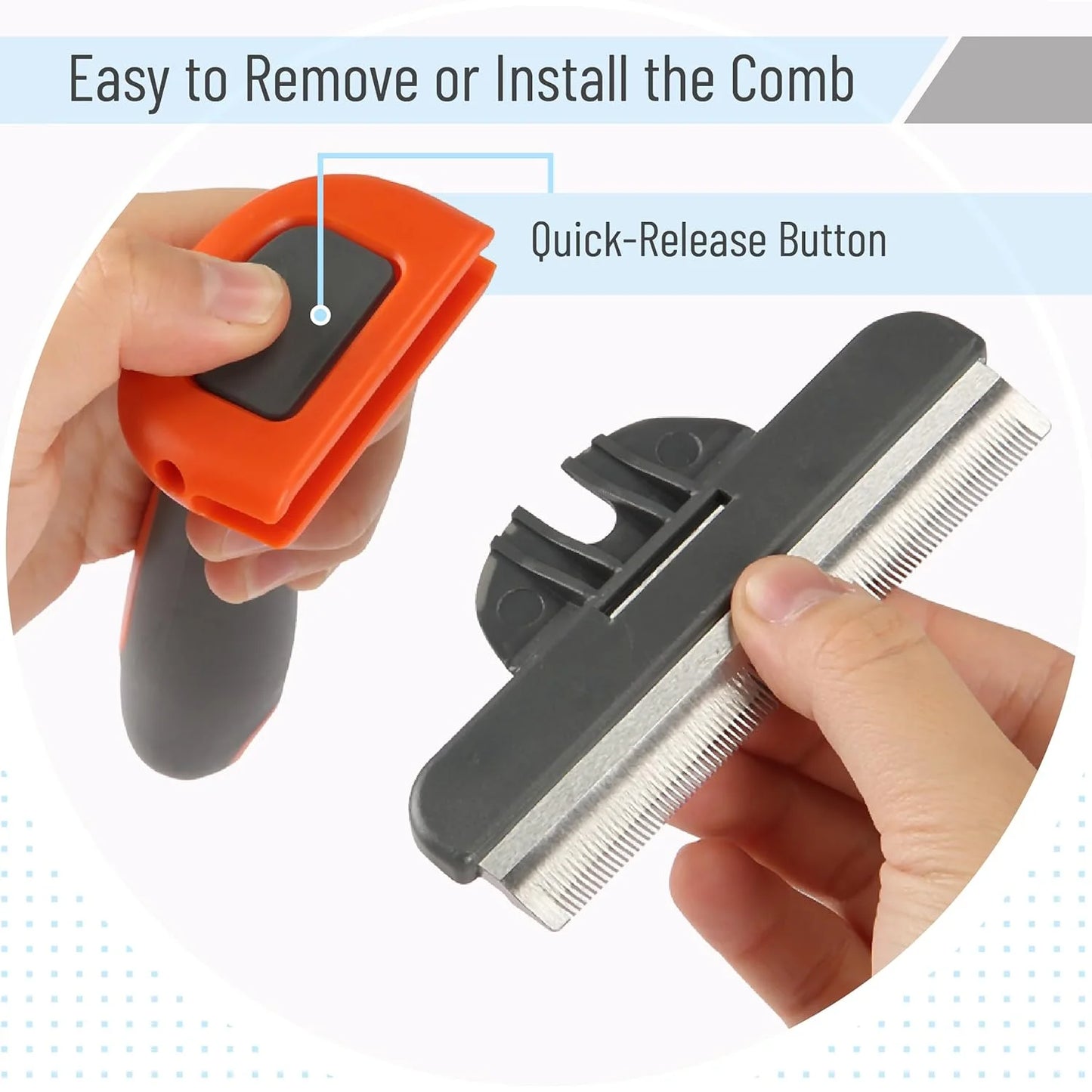 - Pet Grooming Brush, Dog Brush for Shedding