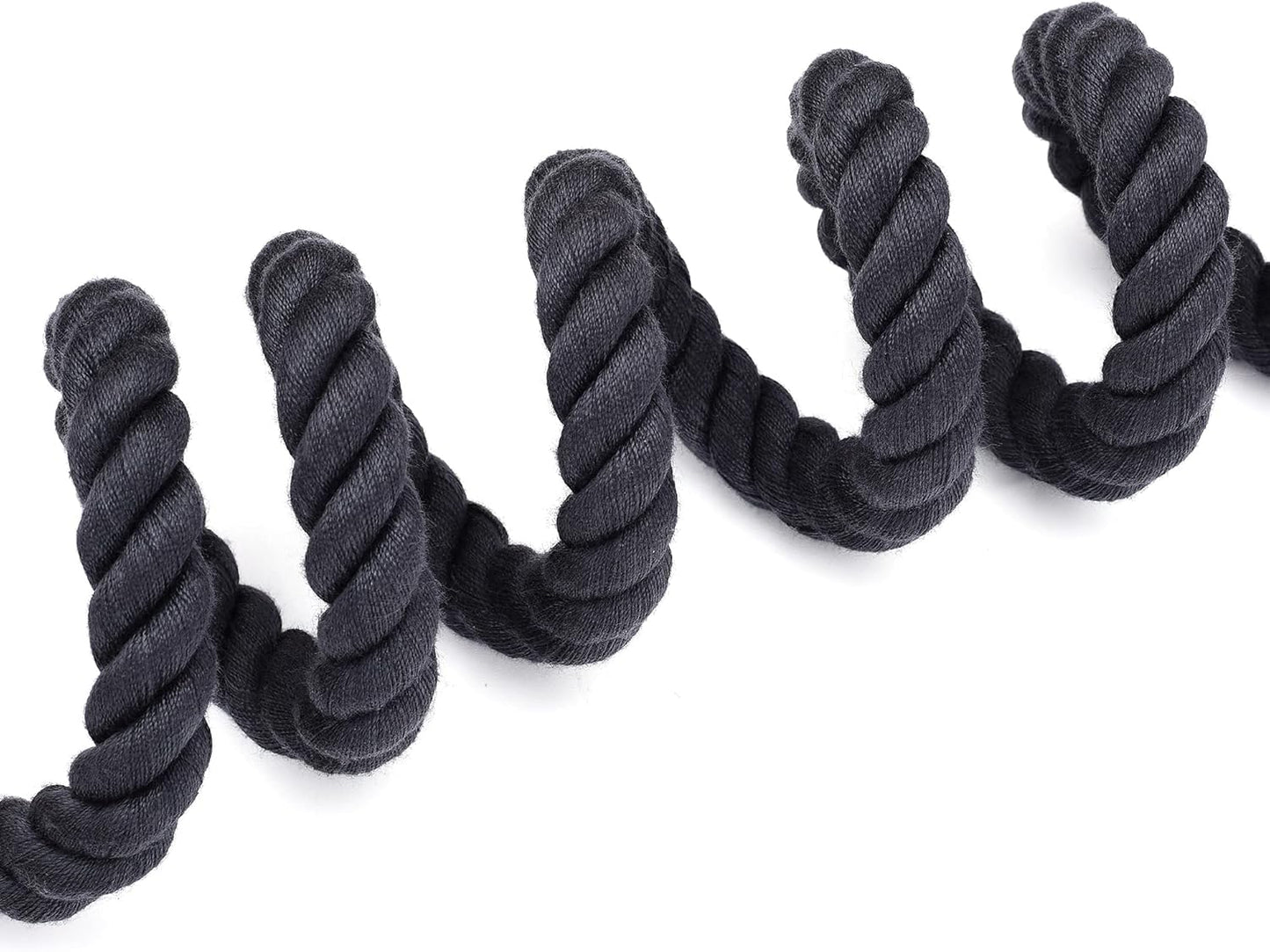 Dog Leash, Braided Cotton Rope Leashes with Leather Tailor Tip