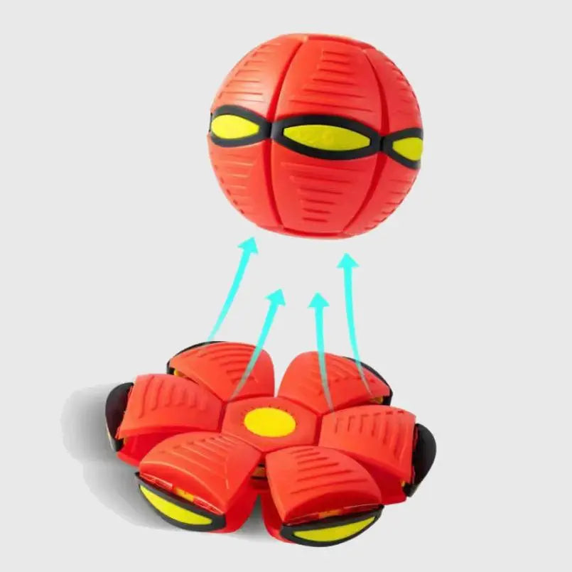 Magic Flying Saucer Bouncy Ball Viral Flying Magic Ball Interactive Dog Toy, Automatic Self-Play Pet Toy for Indoor Dogs,Boredom Relief & Active Exercise, Explosion-Proof Smooth- Play