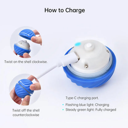 Tiktokshopblackfriday, Petgravity Interactive Dog Toys Dog Bouncing Ball, Dog Jumping Ball, Motion Activated Automatic Bouncing Ball Toys for Small/Medium Dogs, USB Rechargeable Pet Toys