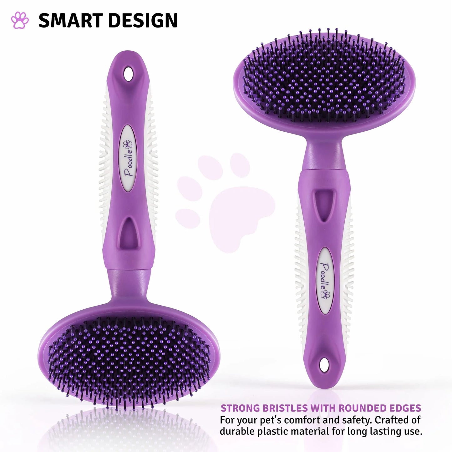 round Soft Bristle Hair Brush Pet Grooming Tool