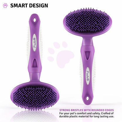 round Soft Bristle Hair Brush Pet Grooming Tool
