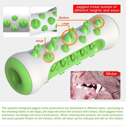Rubber Dog Molar Toothbrush Toys Chew Cleaning Teeth