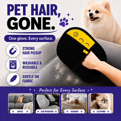 Pet Grooming Gloves - Buy 1 Get 1 Free