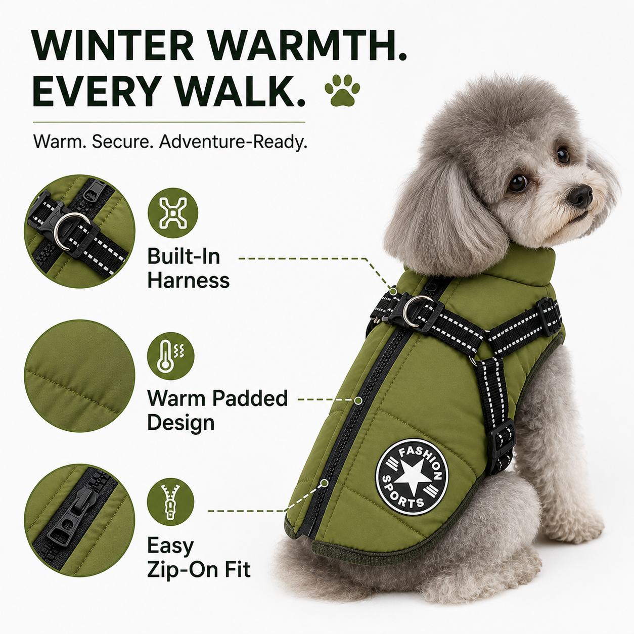 Waterproof Dog Jacket - Clearance Sale