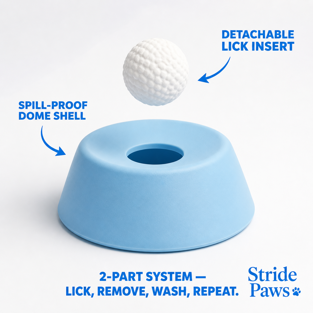 Spill-Proof Lick Bowl