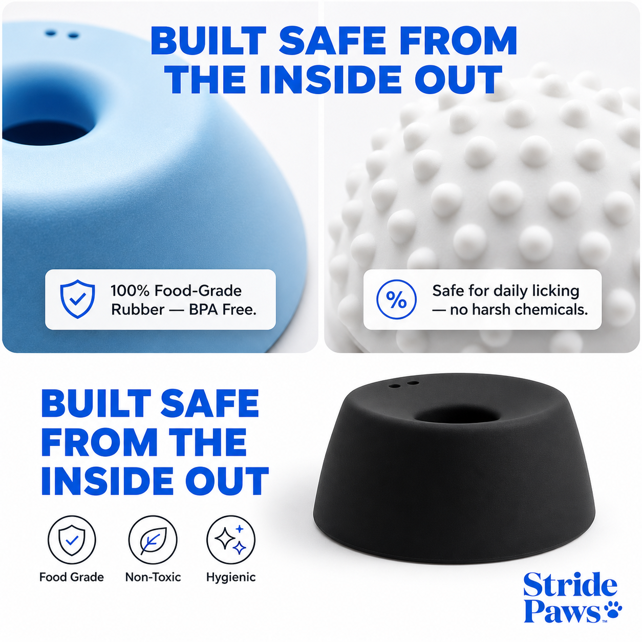 Spill-Proof Lick Bowl