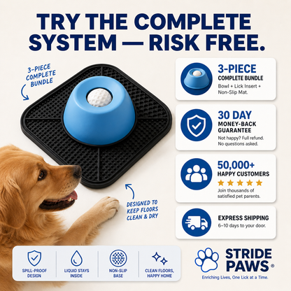 CalmLick™ Slow Feeder Dog Bowl