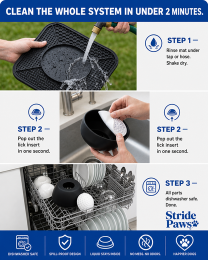 CalmLick™ Slow Feeder Dog Bowl