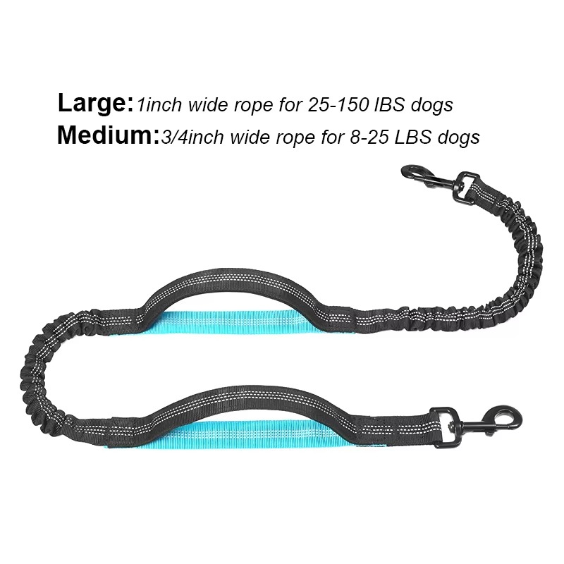 Hands-Free Dog Leash with Zipper Pouch