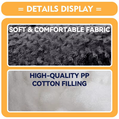 Blue Paw Print Reversible Fleece Dog Bed Designed