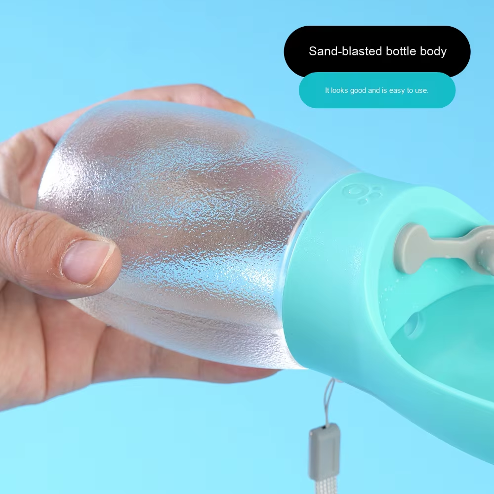 Leak-Proof Water Bowl Dispenser with Lock for Hiking