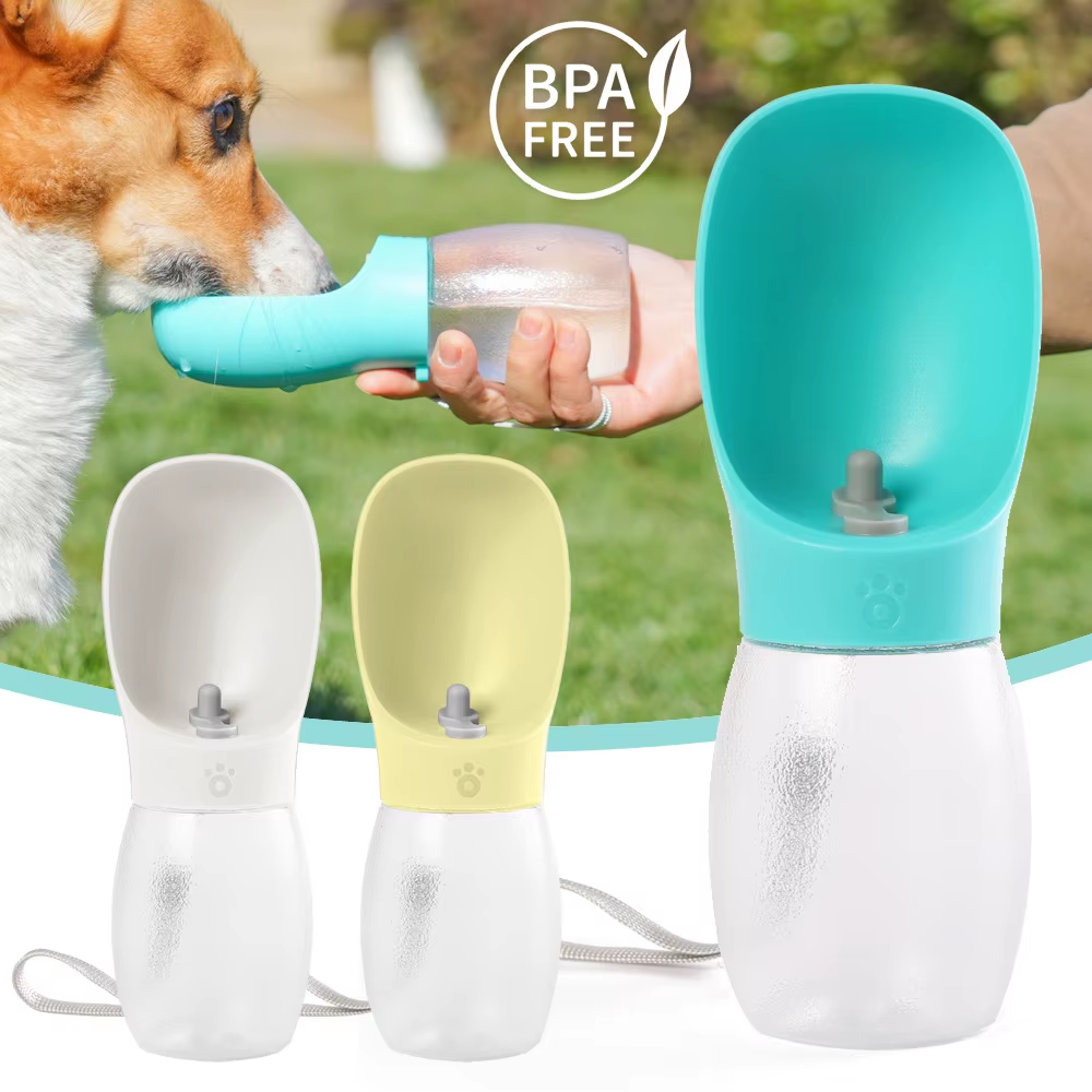 Leak-Proof Water Bowl Dispenser with Lock for Hiking