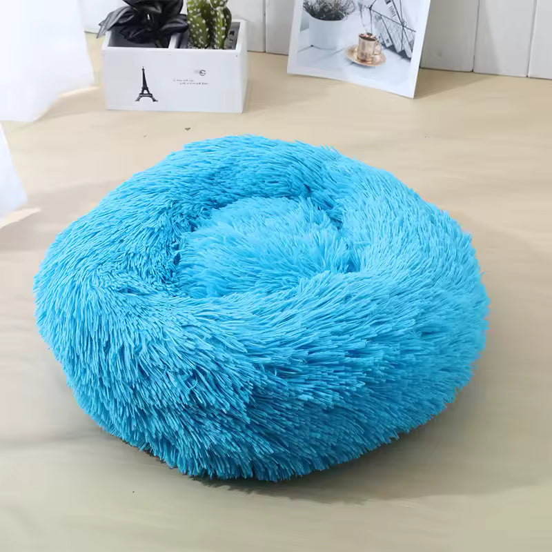 Calming Donut Bed for Dogs & Cats