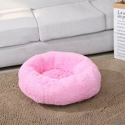 Calming Donut Bed for Dogs & Cats