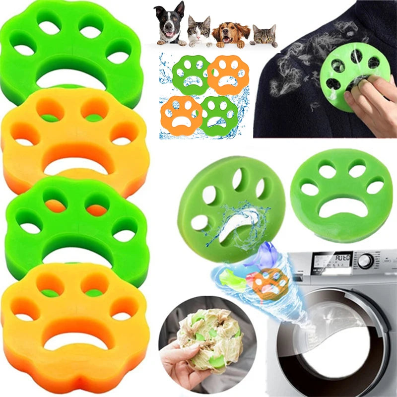 4x Pet Hair Catccher For Washing Machine