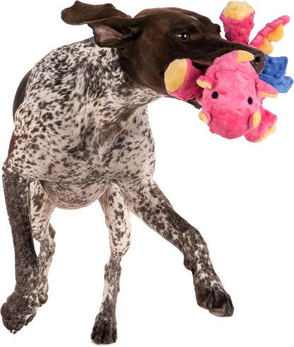 Bubble Plush Dragons Squeaky Pet Toy