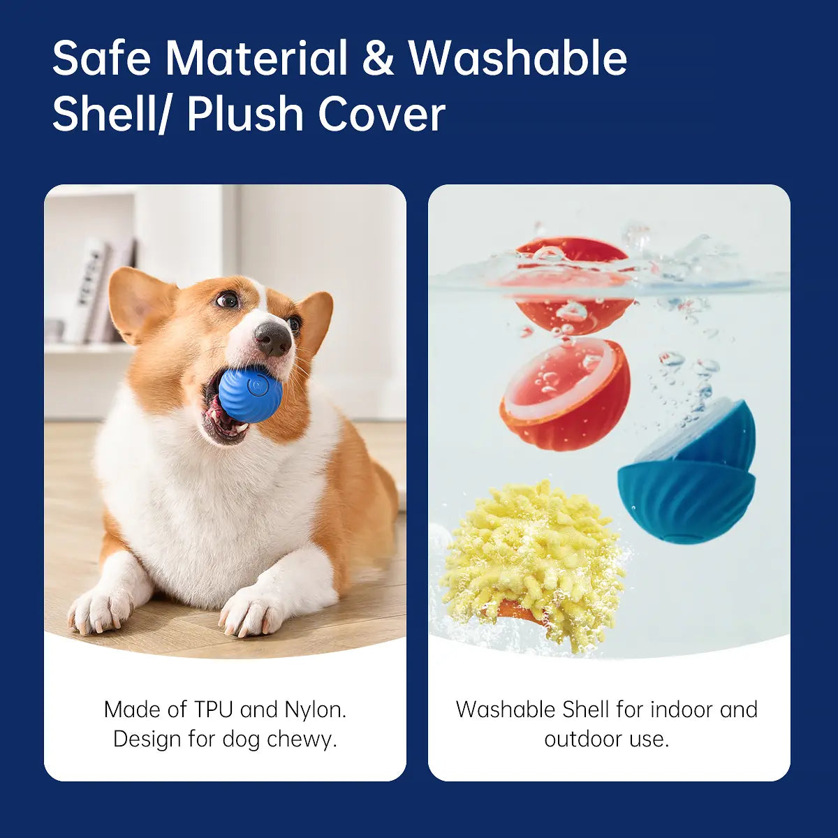 Tiktokshopblackfriday, Petgravity Interactive Dog Toys Dog Bouncing Ball, Dog Jumping Ball, Motion Activated Automatic Bouncing Ball Toys for Small/Medium Dogs, USB Rechargeable Pet Toys