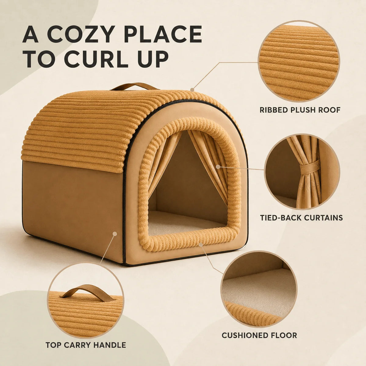Snuggle Cottage Pet Bed