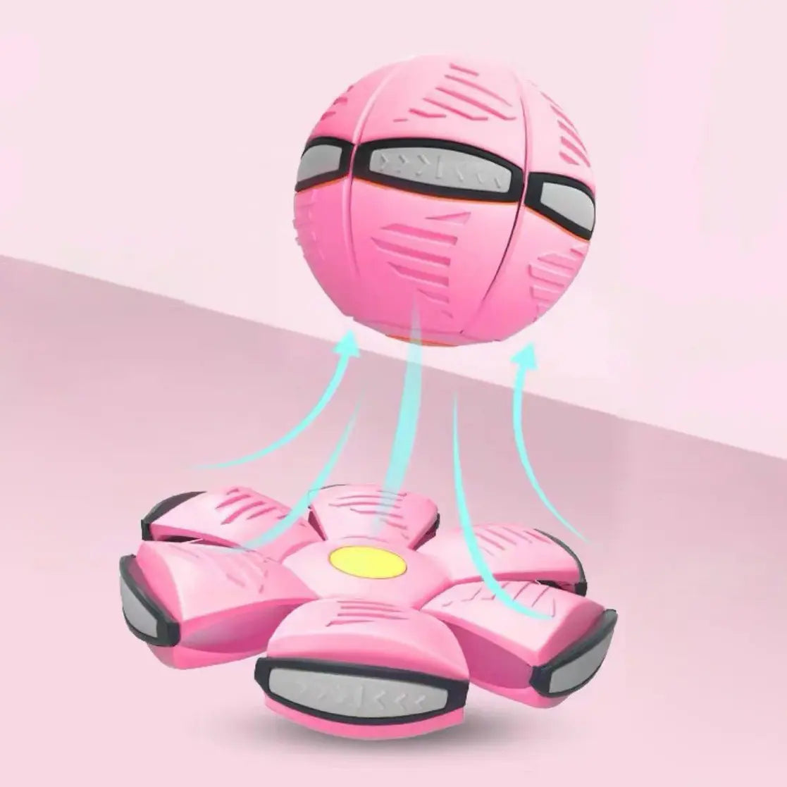 Magic Flying Saucer Bouncy Ball Viral Flying Magic Ball Interactive Dog Toy, Automatic Self-Play Pet Toy for Indoor Dogs,Boredom Relief & Active Exercise, Explosion-Proof Smooth- Play