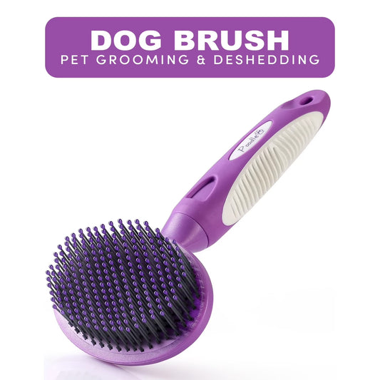 round Soft Bristle Hair Brush Pet Grooming Tool